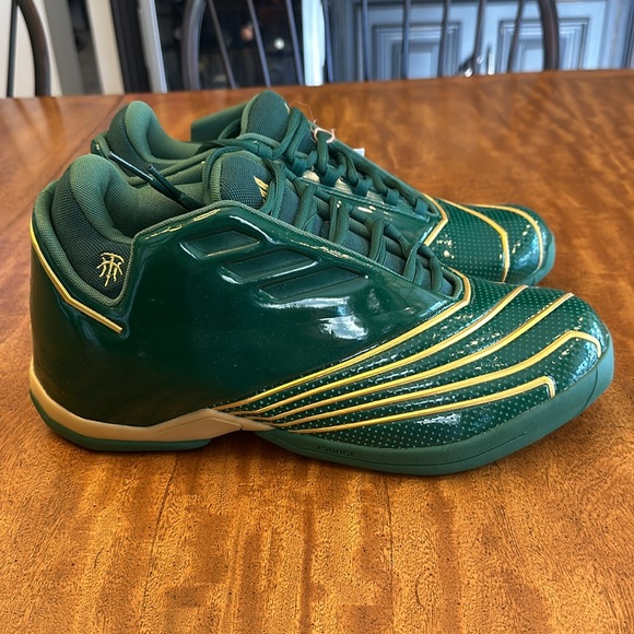 ADIDAS men’s TMAC 2 Restomod Dark Green- Gold (FY9931) Lebron James SVSM - Picture 5 of 16